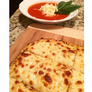 Cauliflower Crust Cheese Sticks